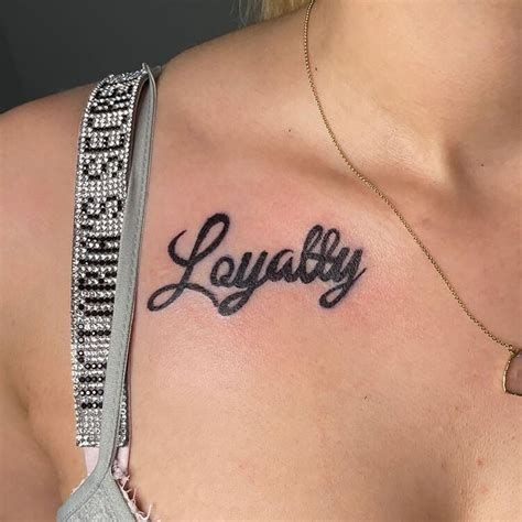 Shaded Loyalty Forearm Piece Tattoo Design