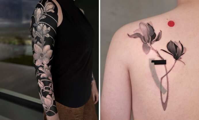 42+ Magnolia Flower Tattoo Ideas & Inspiration