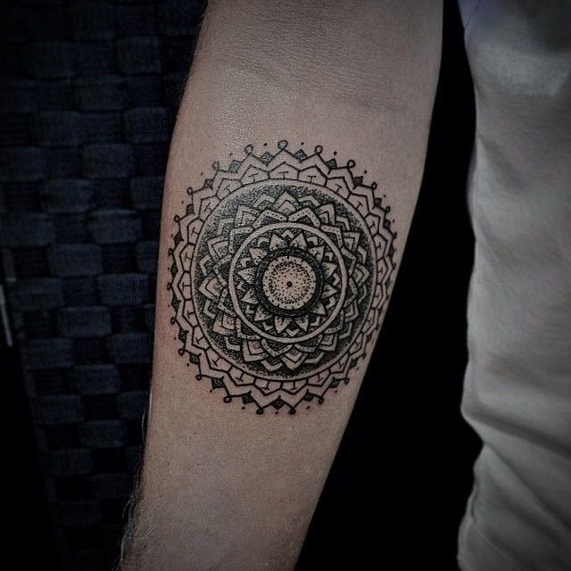 Bold Band Illusion Tattoo Design