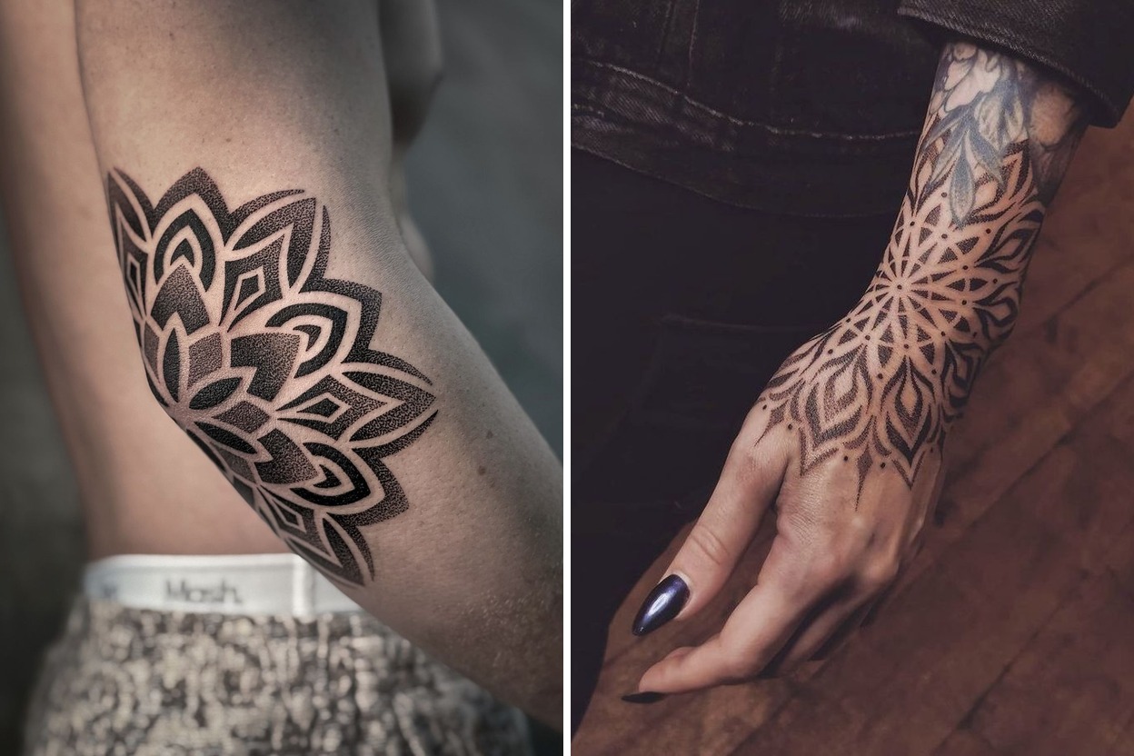 Mandala Tattoo Ideas That Demand Attention and Admiration Featured Lookbook Collage