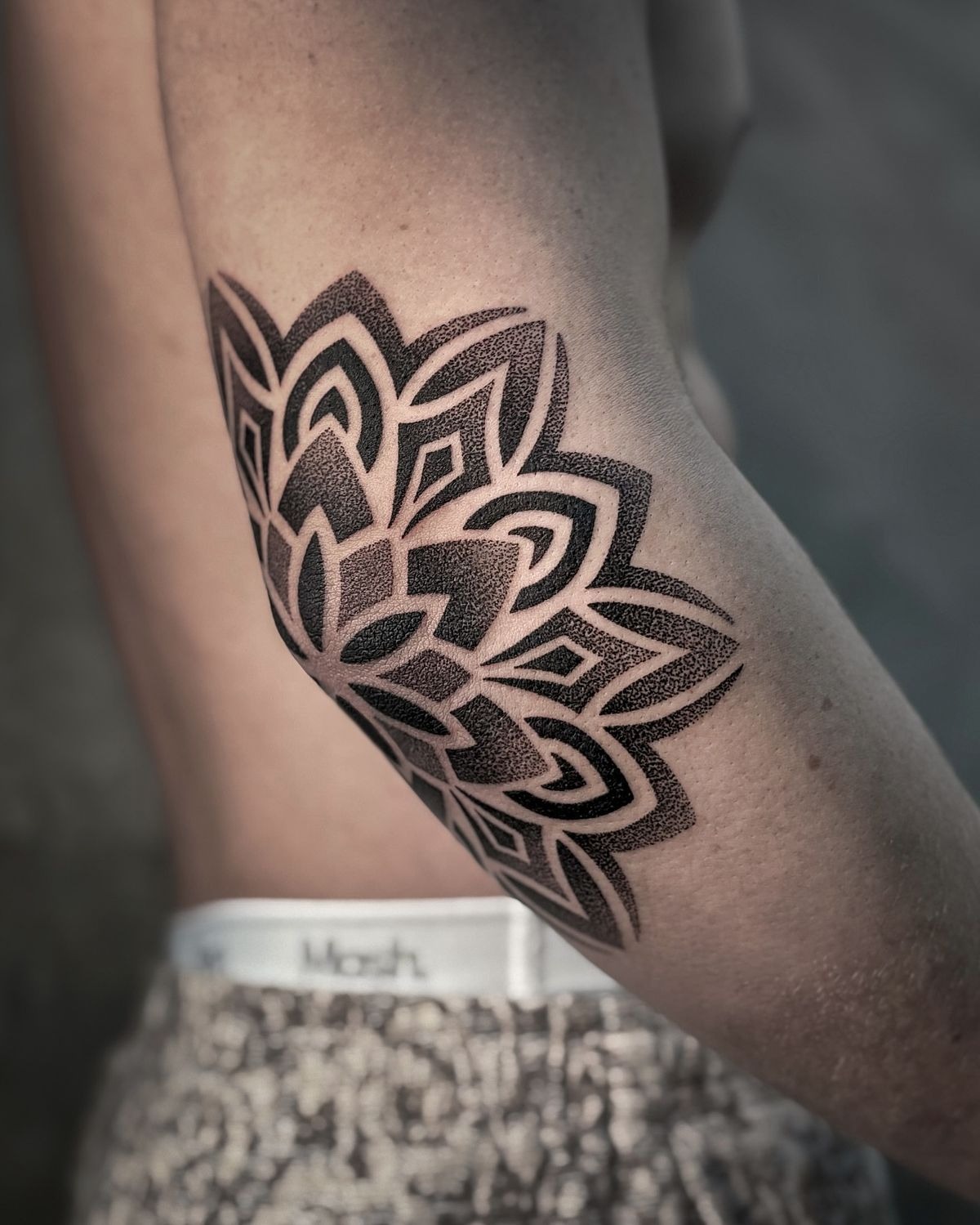 Starburst Hand Statement Tattoo Design