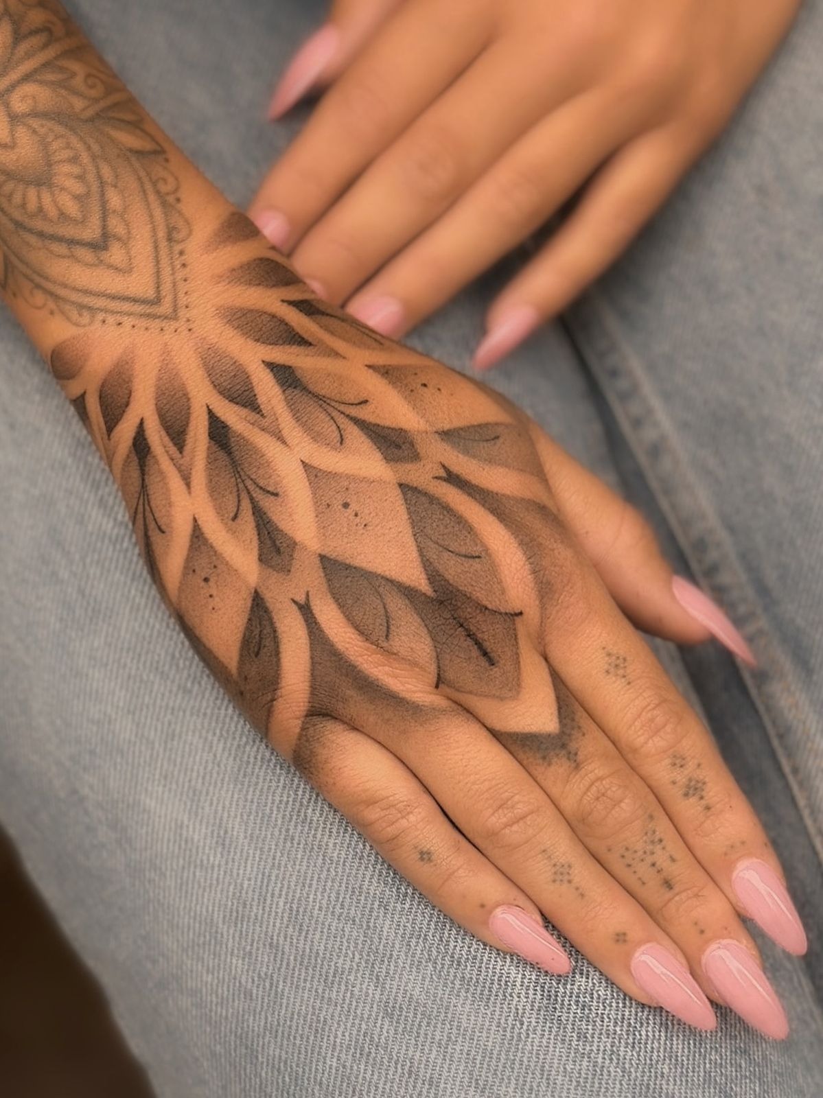 Tiny Elbow Accent Tattoo Design