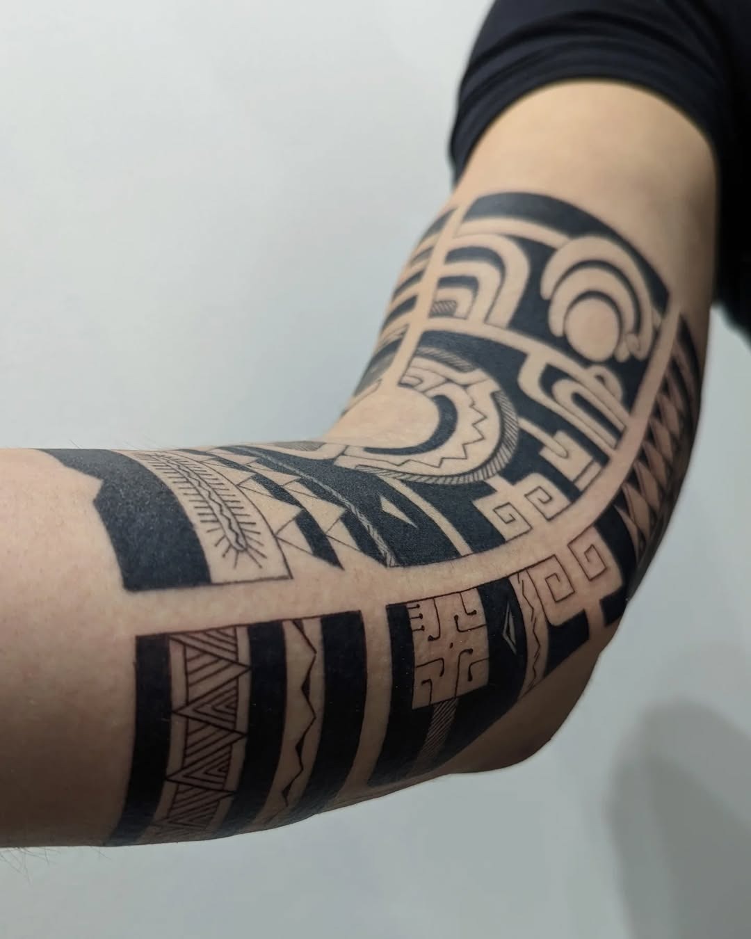 Intricate Marquesan tattoo showcasing cultural heritage Tattoo Design