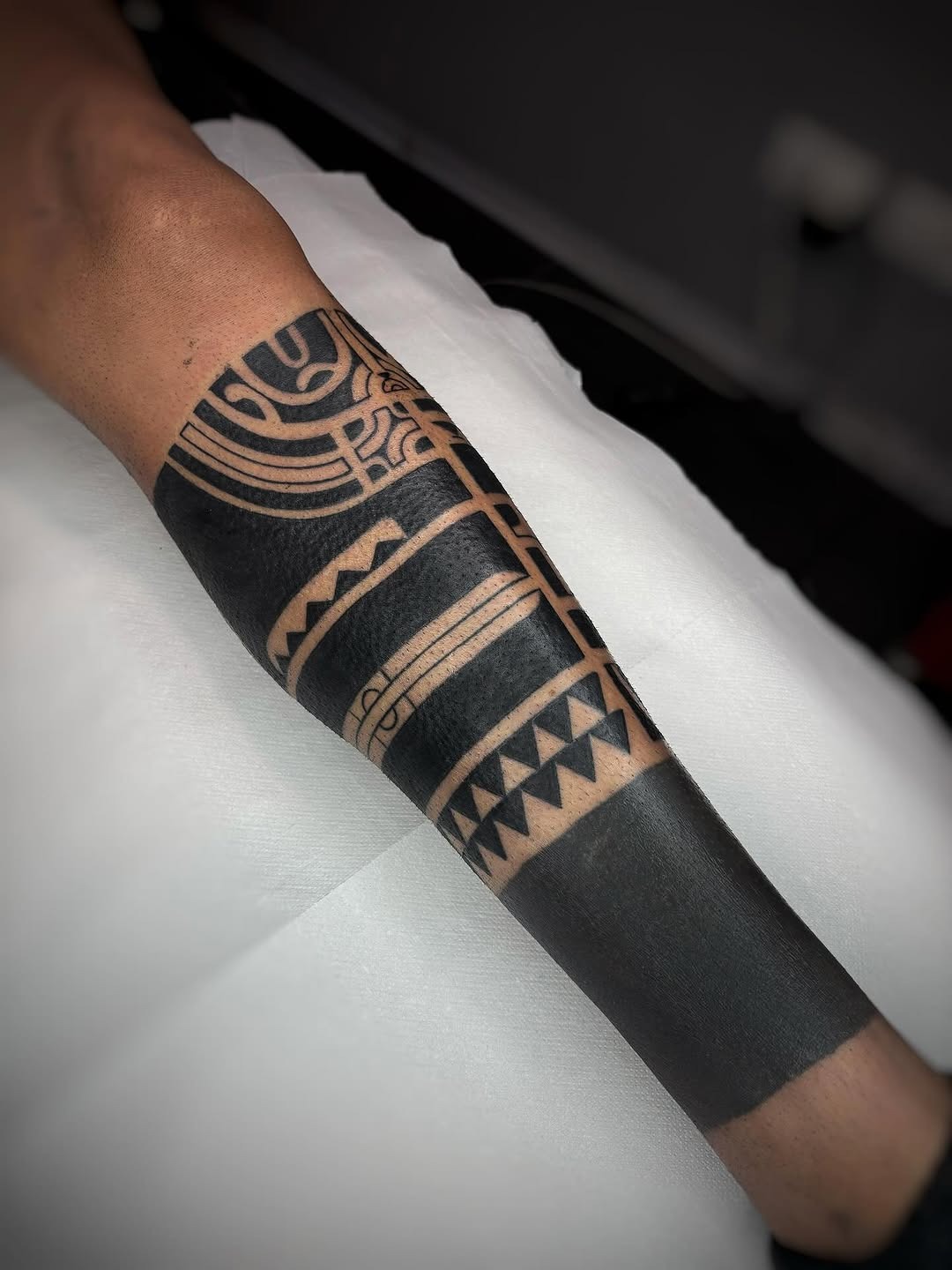 Intricate Marquesan tattoo showcasing cultural heritage Tattoo Design