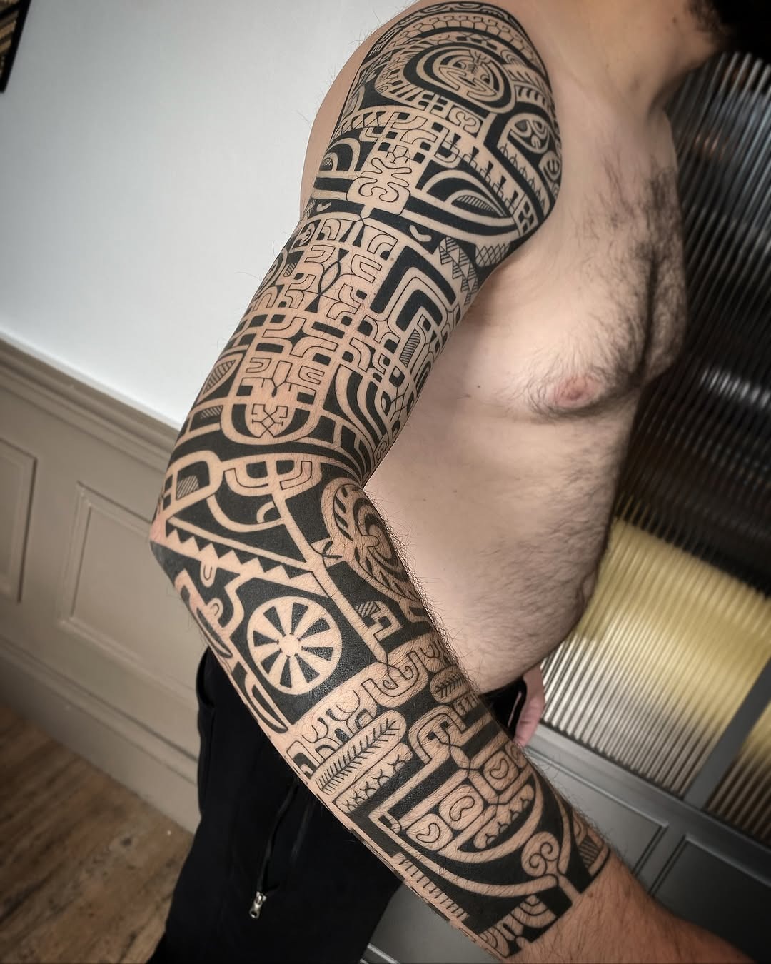 Traditional Marquesan Tattoo Sleeve Design Tattoo Design
