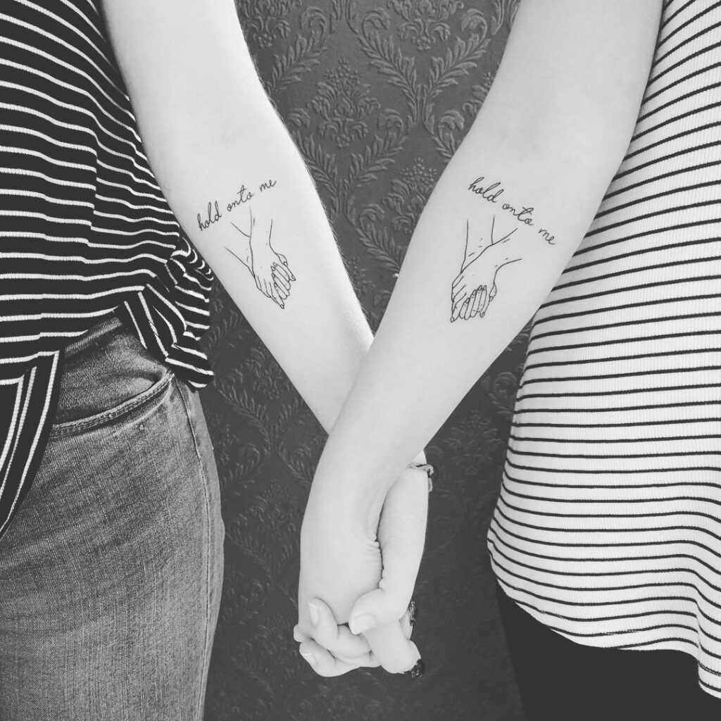 Minimalist Matching Circle Tattoos Tattoo Design