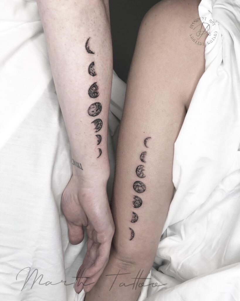 Minimalist Matching Heart Tattoos Tattoo Design