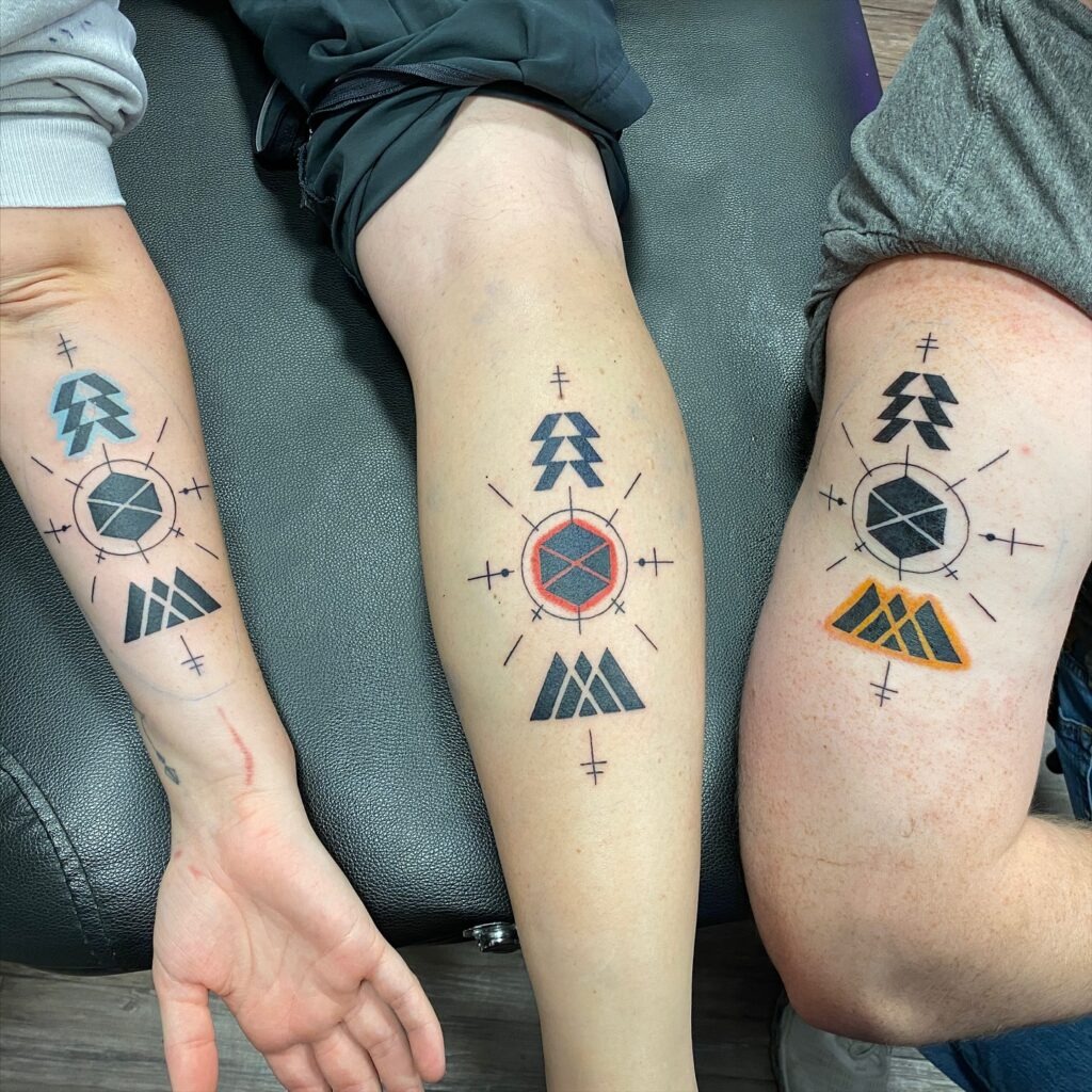 Matching Destiny Emblem Family Tattoo Tattoo Design