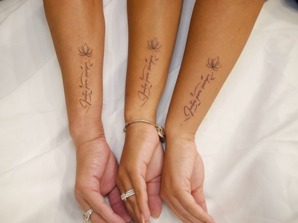Matching "Juntas Para Siempre" Family Tattoo Tattoo Design