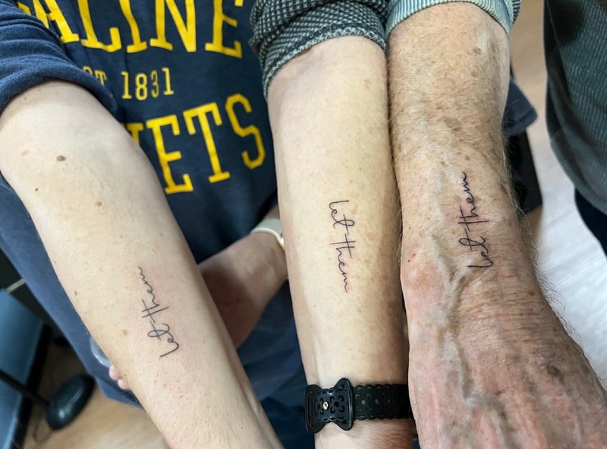 Matching "Let Them" Family Tattoos Tattoo Design