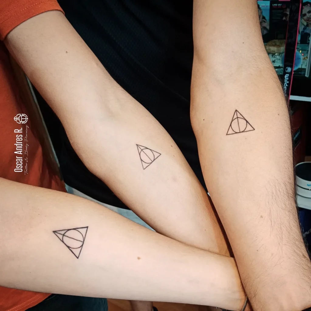 Matching Triangle Symbol Family Tattoo Tattoo Design
