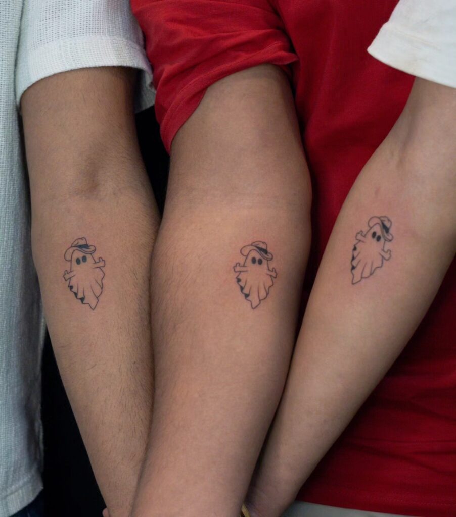 Cowboy Ghost Trio Tattoos Tattoo Design