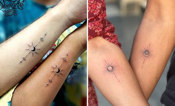 43+ Matching Sun And Moon Tattoo Ideas & Inspiration