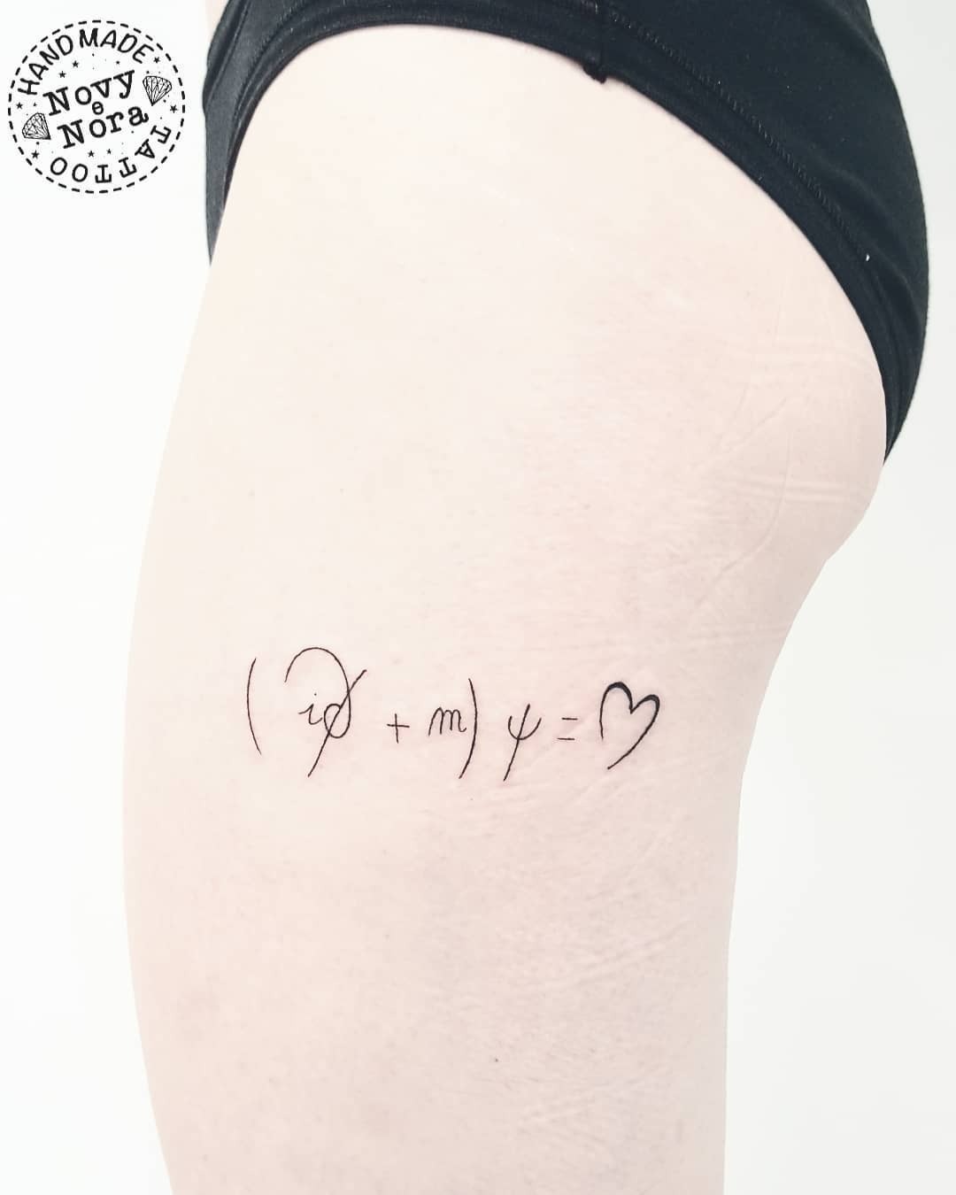 An equation beautifully representing love. Tattoo Design