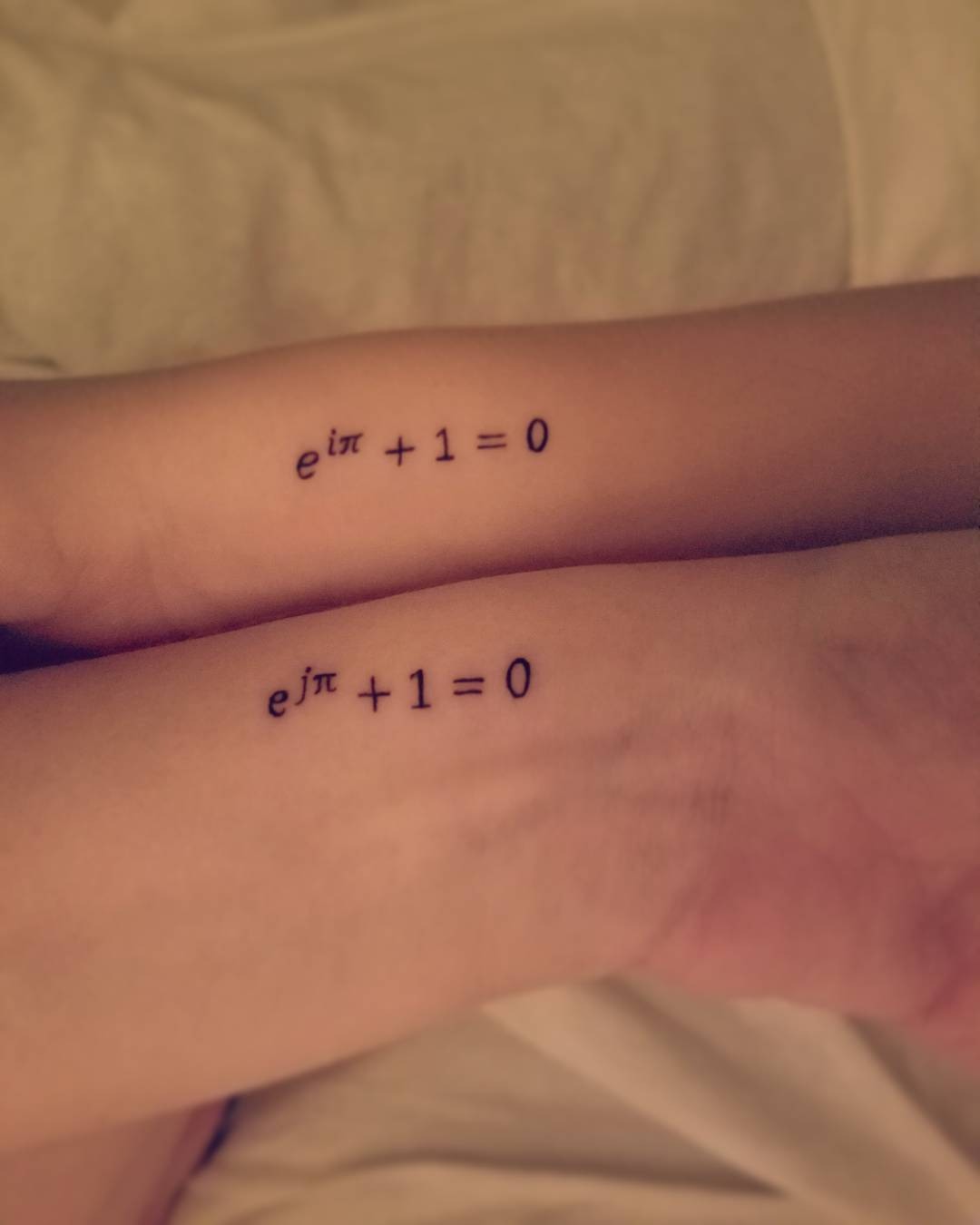Elegant representation of Euler's identity tattoo Tattoo Design
