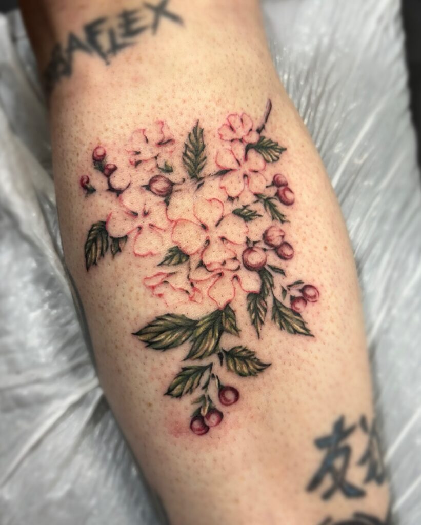 Delicate Lily of the Valley Tattoo on Arm Tattoo Design
