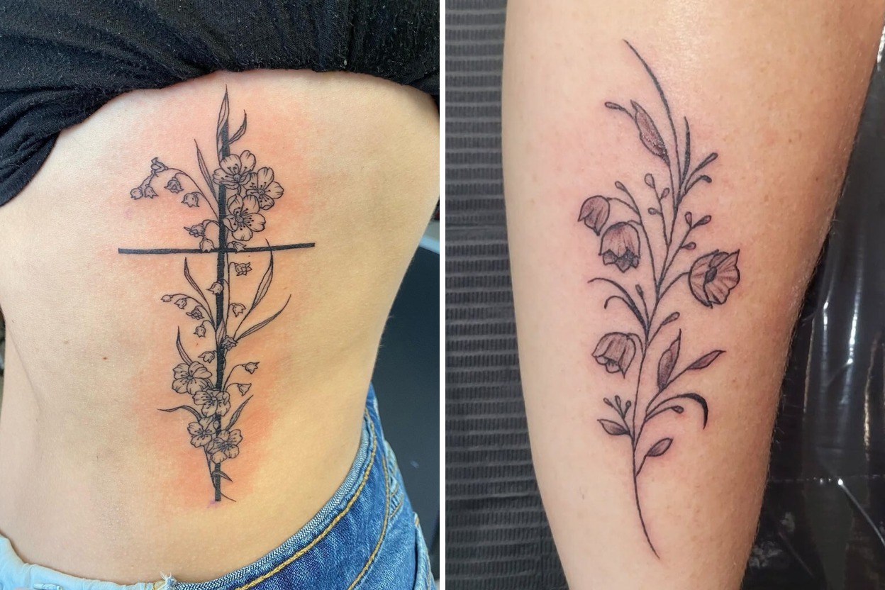 May Birth Flower Tattoo Ideas That Demand Attention and Admiration Featured Lookbook Collage