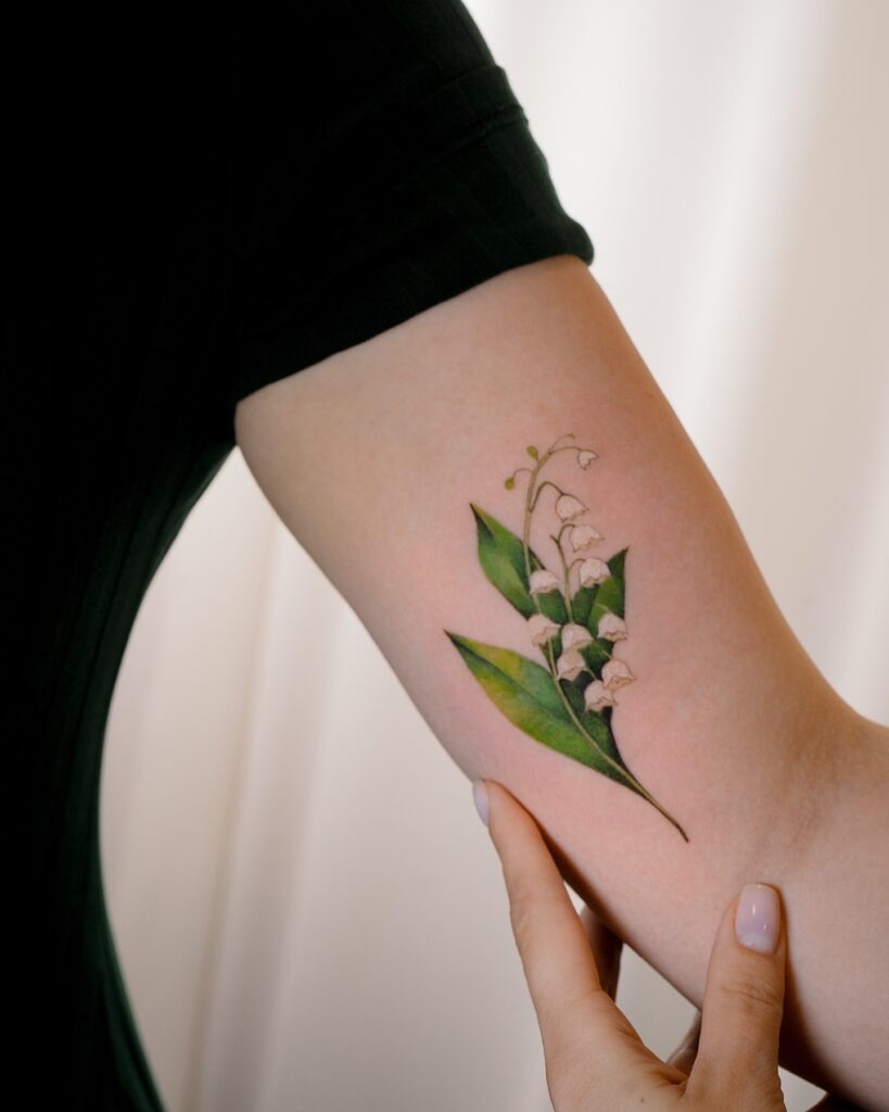 Minimalist Hawthorn Branch Tattoo Tattoo Design