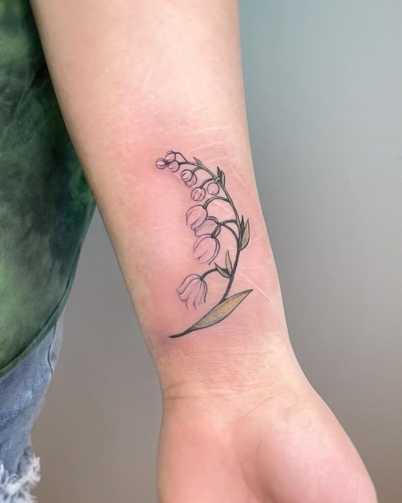 Vibrant Pink Currant Blossom Tattoo Tattoo Design