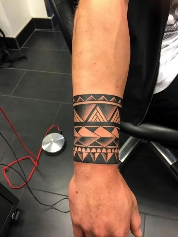 Bold Polynesian Influences Tattoo Design
