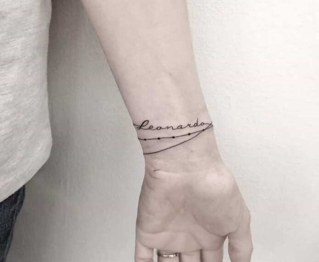 Classic Linework with Roman Numerals Tattoo Design