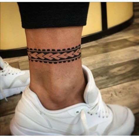 Geometric Triangles and Lines Tattoo Design