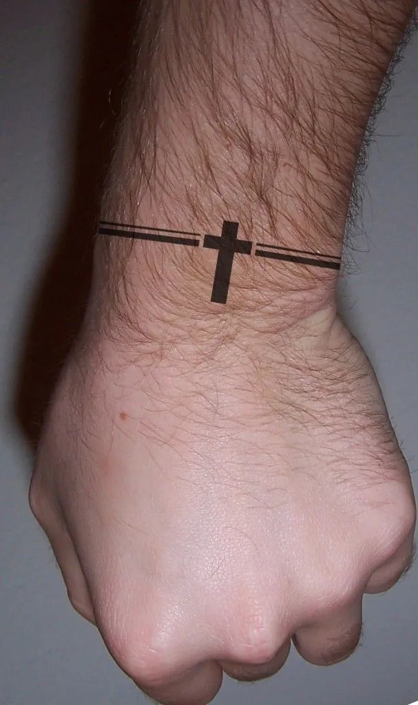 Subtle Faith Statement Tattoo Design