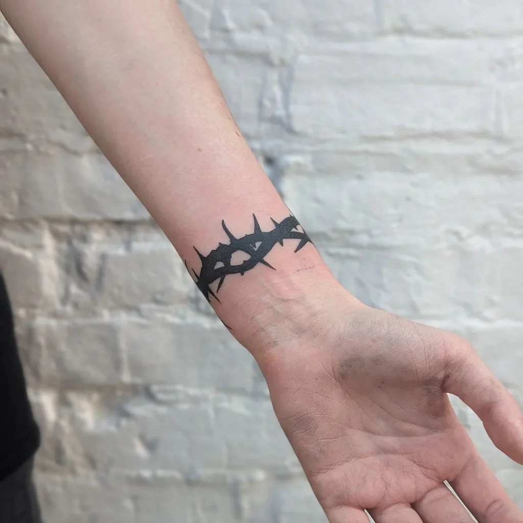 Thorned Crown Symbolism Tattoo Design
