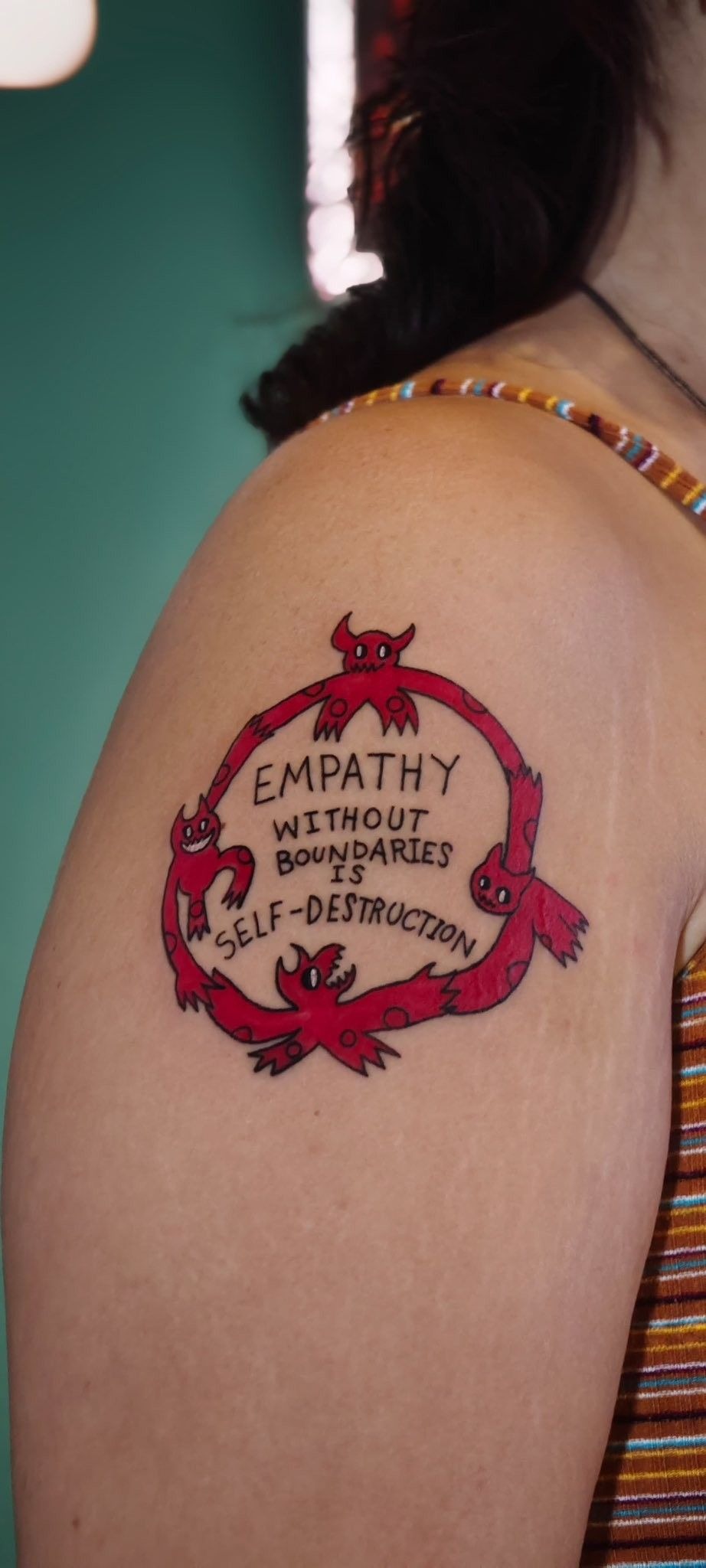 Empathy With Boundaries Tattoo Design
