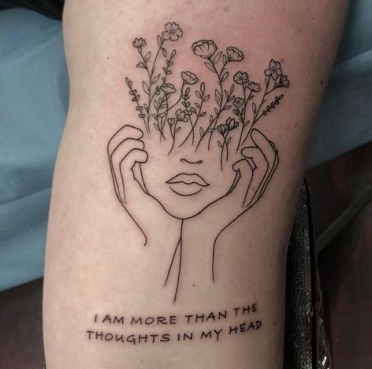More Than the Thoughts Tattoo Design