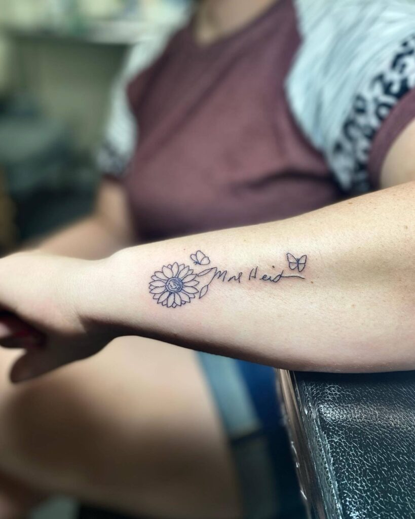 Eternal Love in Heaven Tattoo Design