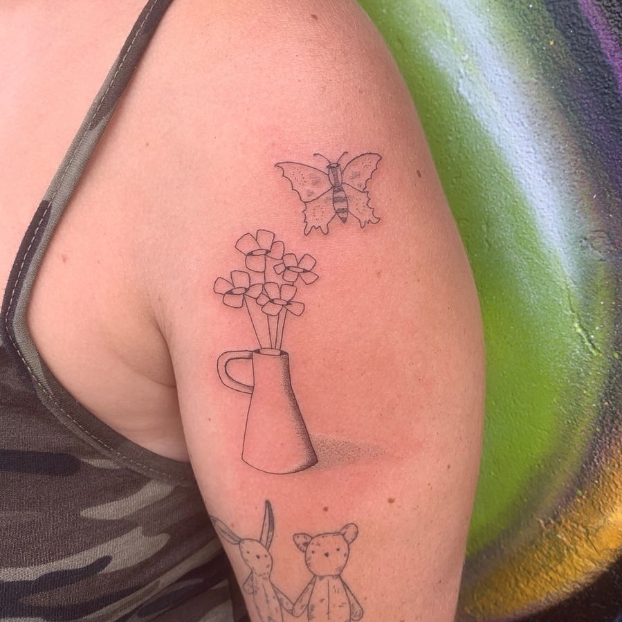 Heartfelt Memorial for Mother Tattoo Design