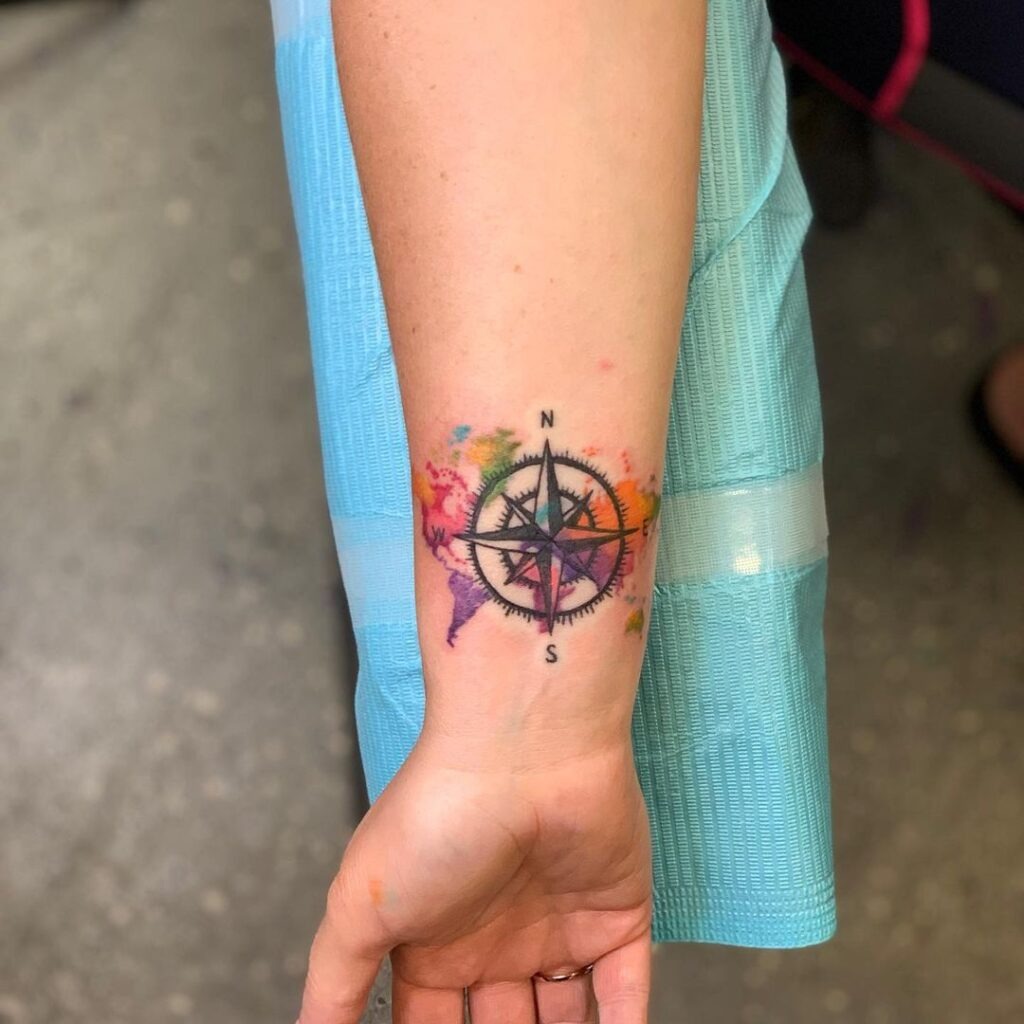 Minimalist Libra Symbol Tattoo Design
