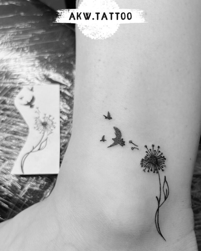 Moth and Dagger: Strength in Transformation Tattoo Design