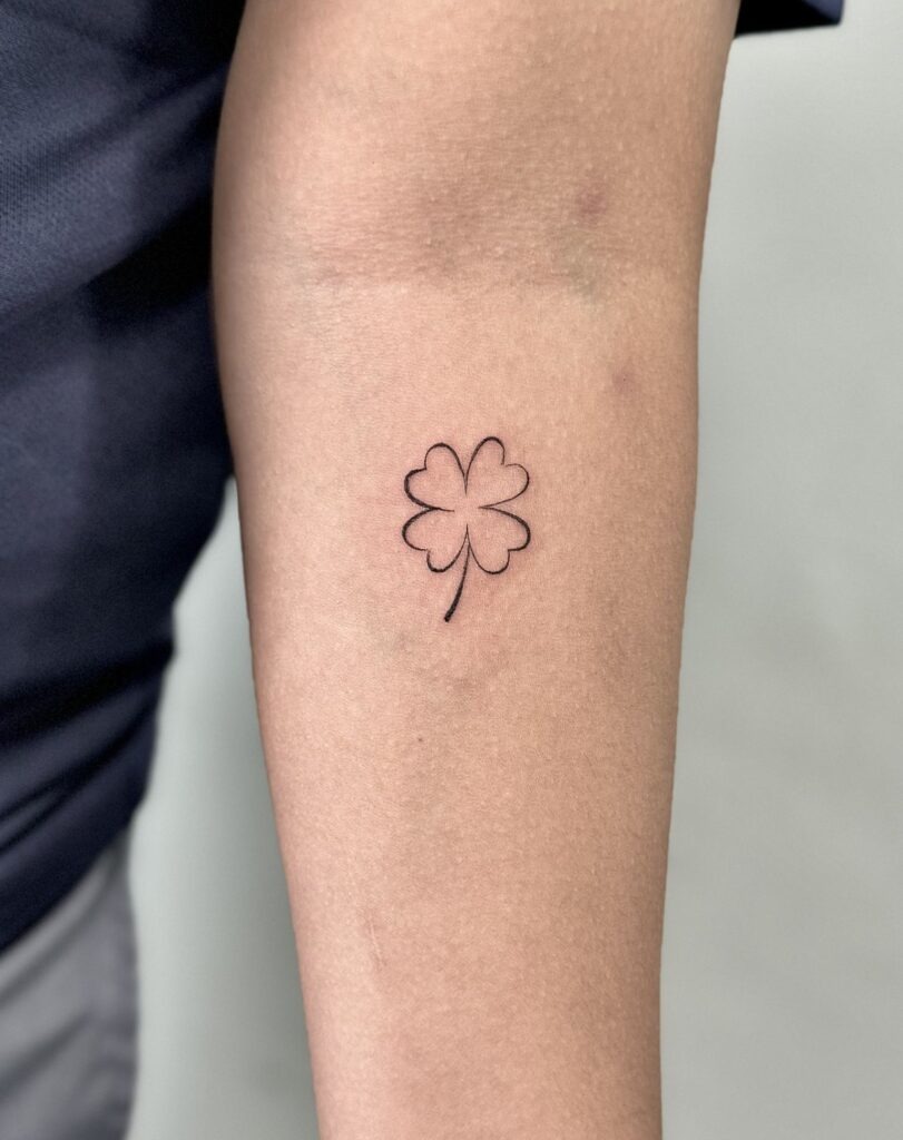 Pet Love Line Art Tattoo Design