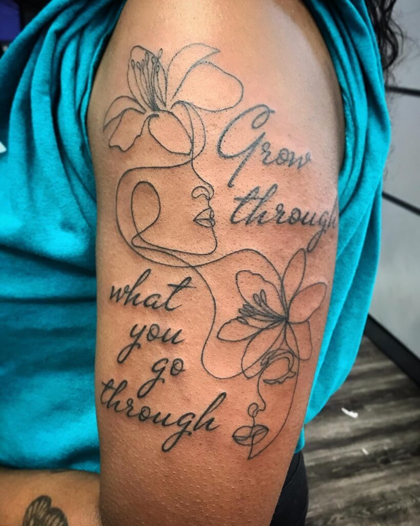 Strength & Resilience Tattoo Design