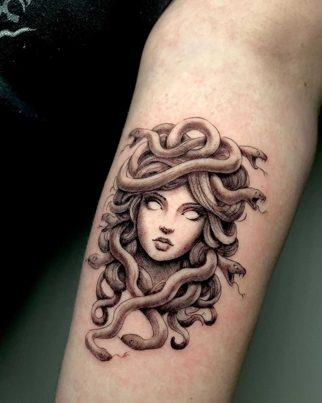 Intricate Medusa Tattoo with Snakes Design Tattoo Design