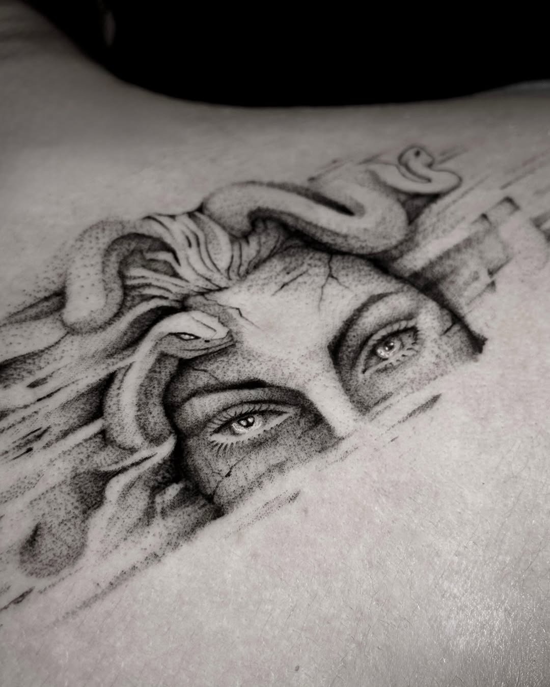 Intricate Medusa Tattoo with Striking Details Tattoo Design