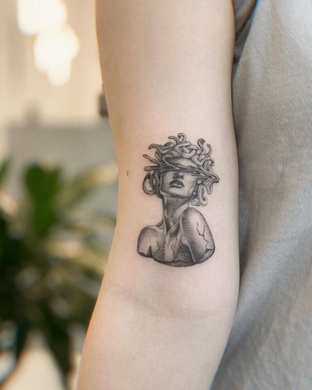 Stunning Medusa Tattoo with Intricate Details Tattoo Design