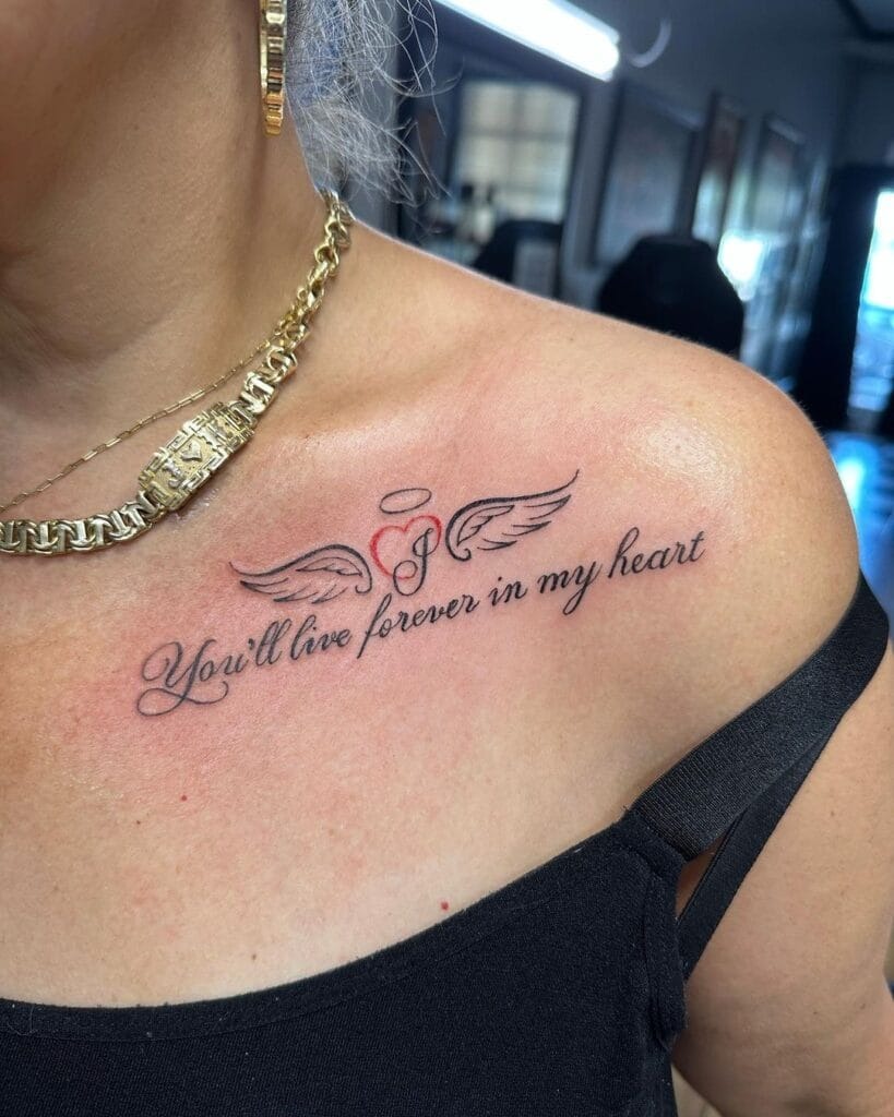 Fishing with Grandfather Tattoo Design