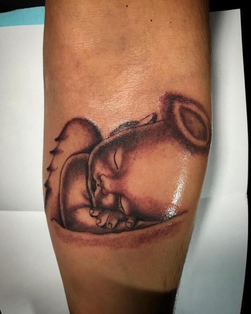 Guardian Angel Tattoo Design