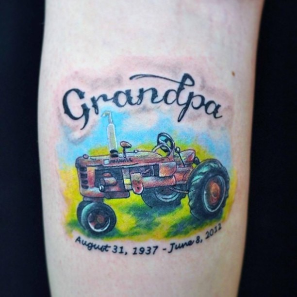 Memorial Tattoo Ideas for Grandparents Tattoo Design