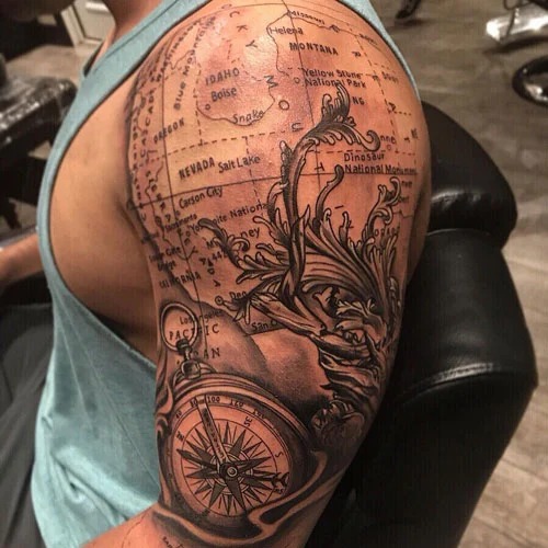 Nautical Sleeve Tattoo Tattoo Design