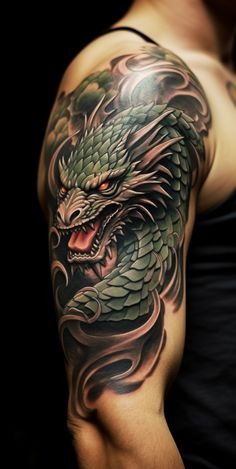 Shoulder Tattoo Ideas for Men Tattoo Design