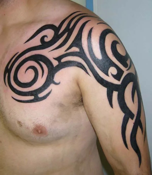 Tribal Swirl Tattoo Tattoo Design