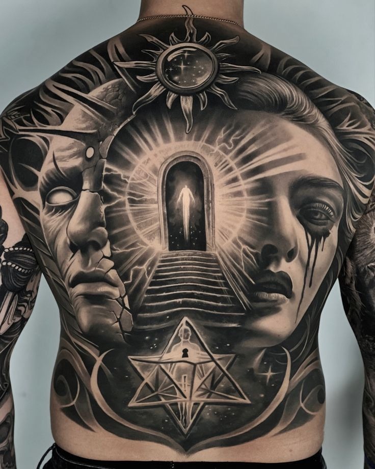 Cosmic Duality and the Inner Eye Tattoo Design