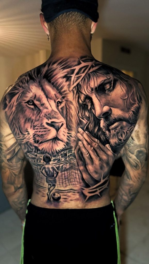 Divinity, Courage & Purpose Tattoo Design