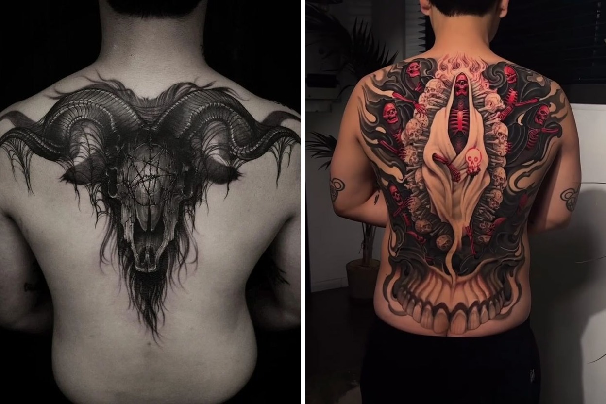 23+ Men Back Tattoo Ideas With Inspiring Artistic Placement Featured Lookbook Collage