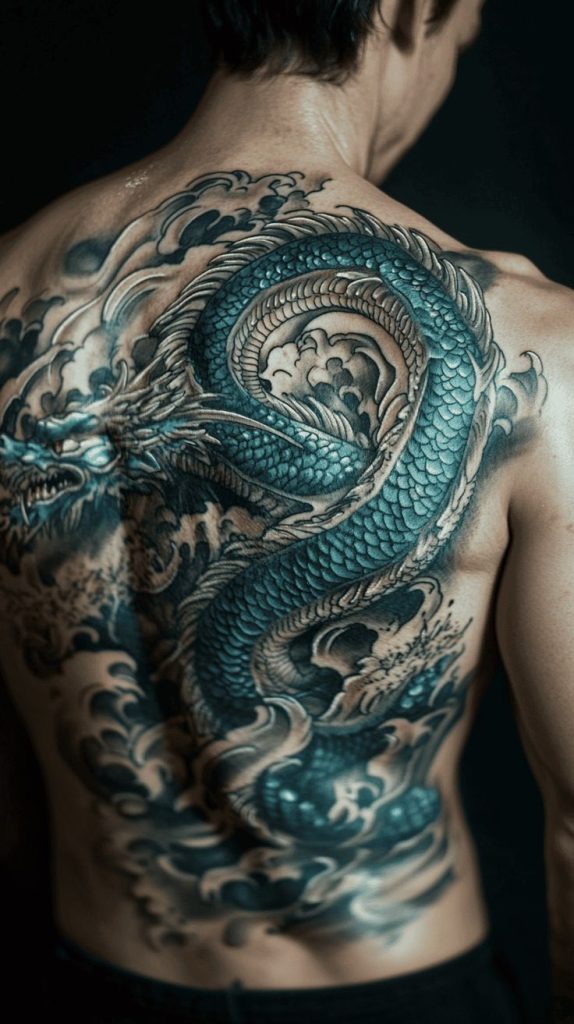 Sacred lion with geometric crown Tattoo Design