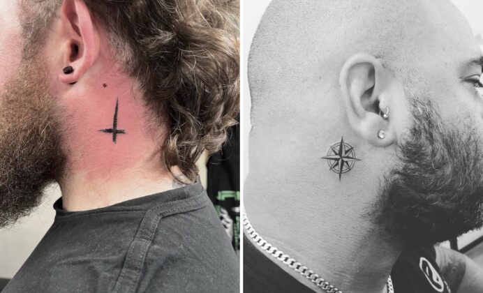 29+ Men Behind the Ear Tattoo Ideas For Who Love Subtle Ink
